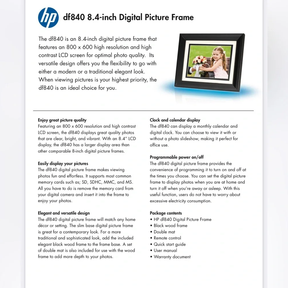 NEW HP 8.4